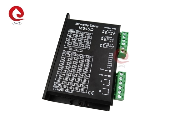 Junqi Nema23/34 Adımcı Sürücü DM545D 4.5A 24 ~ 50VDC 2 Fazlı Adımcı Motor Denetleyicisi CNC gravür makinesi için