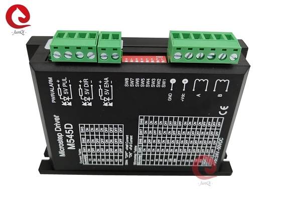 Junqi Nema23/34 Adımcı Sürücü DM545D 4.5A 24 ~ 50VDC 2 Fazlı Adımcı Motor Denetleyicisi CNC gravür makinesi için