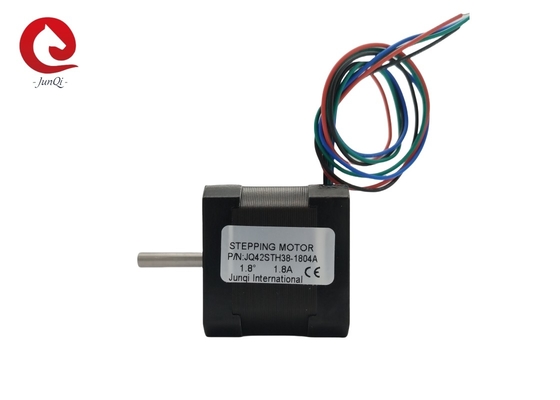 JQ42STH38-1804A Dört Kurşun Nema17 Adımlı Motor 38mm Uzunluk 1.8A 0.4Nm CNC Lazer ve 3D Yazıcı için