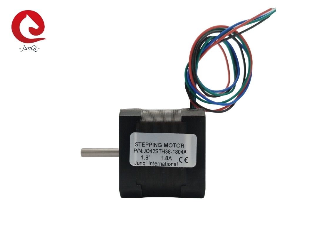 JQ42STH38-1804A Dört Kurşun Nema17 Adımlı Motor 38mm Uzunluk 1.8A 0.4Nm CNC Lazer ve 3D Yazıcı için