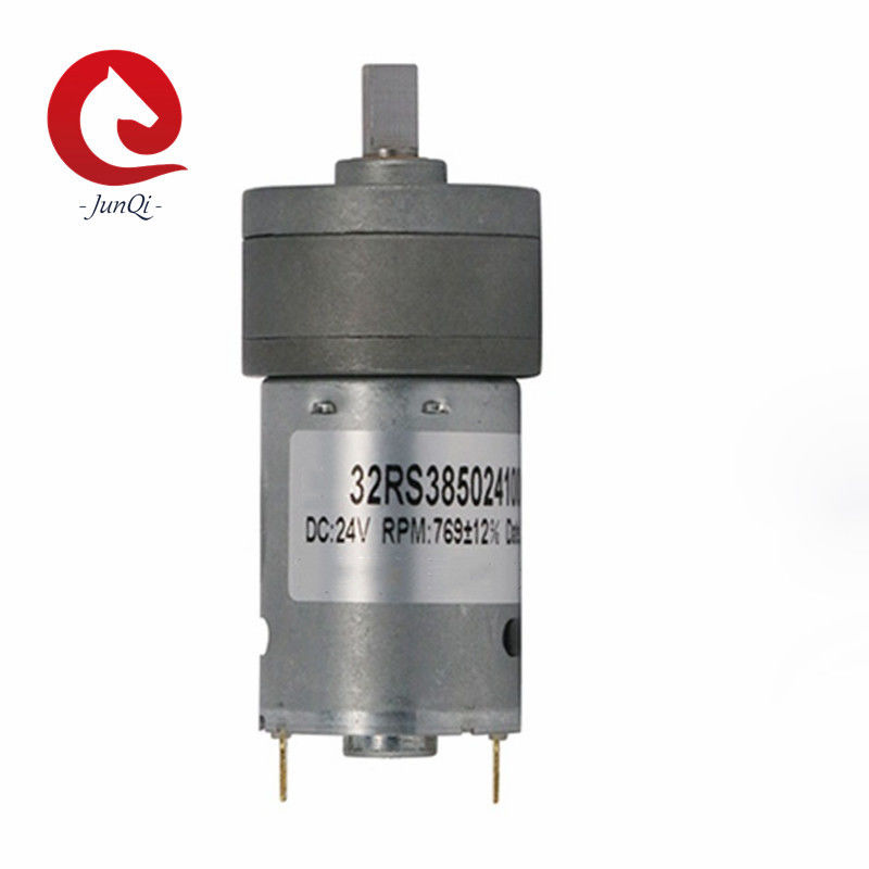 JQM-32RS 385 Küçük dişli redüksiyon Motoru 24VDC Dia 32mm Redüktör Otomatik Ekipman ve Enstrüman için